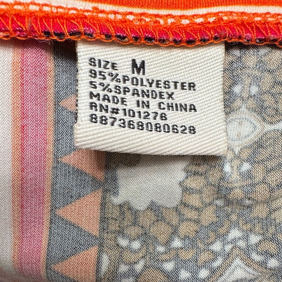 ECI New York Women’s Multicolored Aztec Pattern Midi Shift Dress Size Medium - Picture 4 of 5